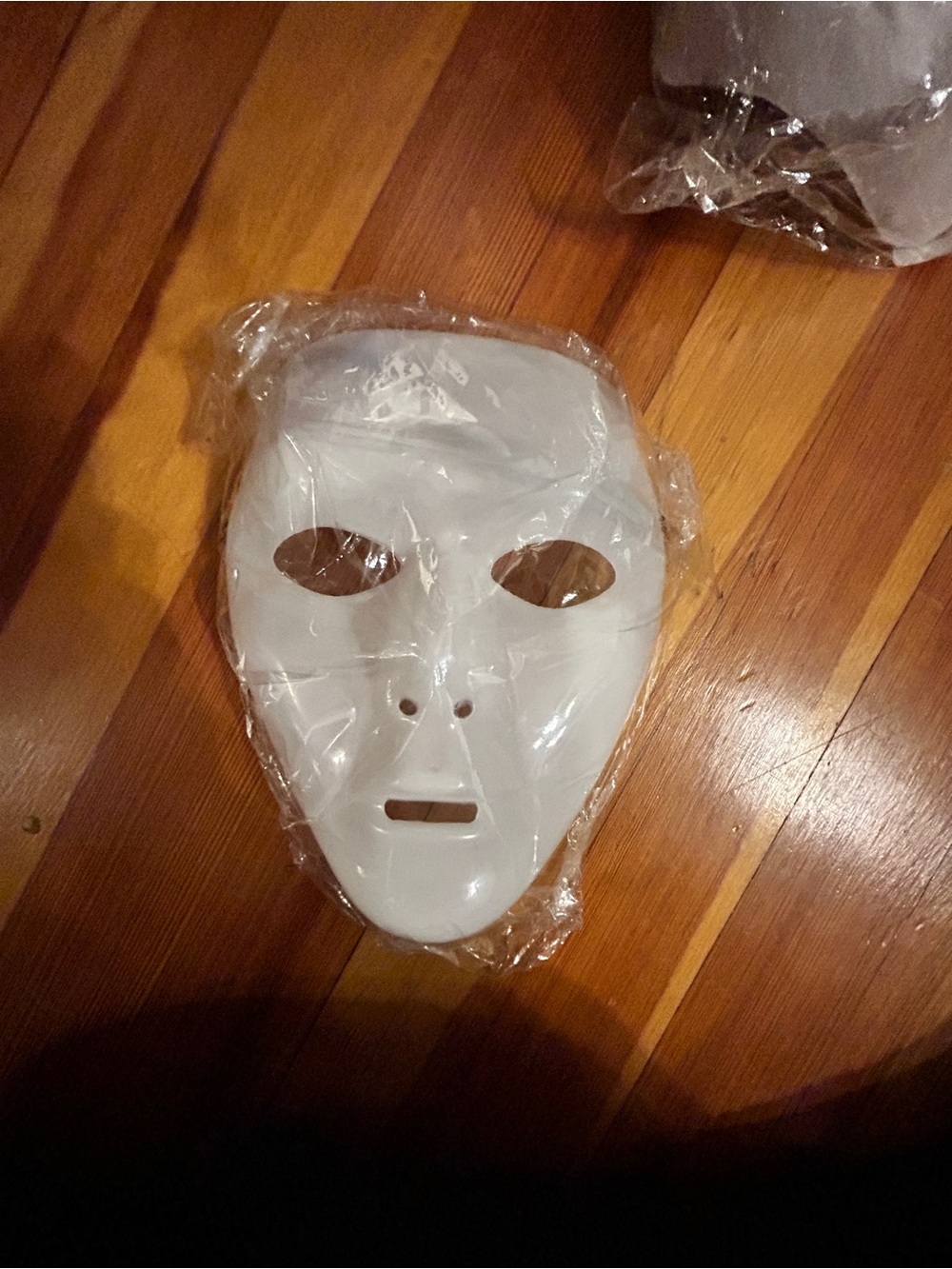 White Jabawockeez Plastic Halloween Mask